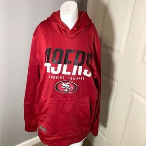 Men’s Medium New Era San Francisco 49ers Red Hoodie
